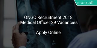 ONGC Recruitment 2018 Medical Officer 29 Vacancies