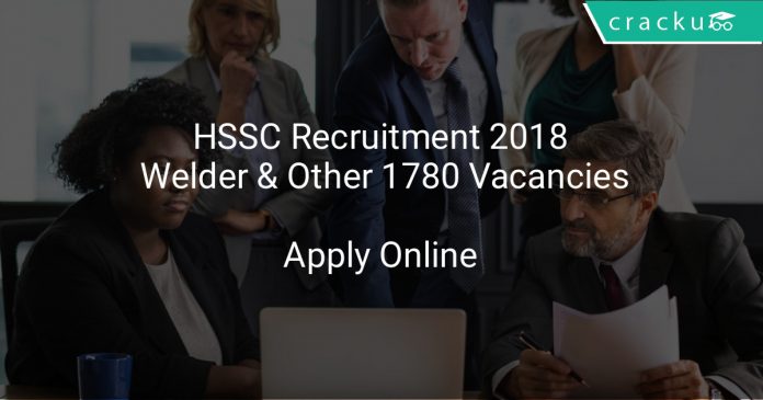 HSSC Recruitment 2018 Instructor & Other 1780 Vacancies