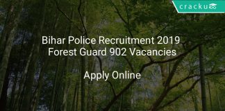 Bihar Police Recruitment 2019 Forest Guard 902 Vacancies