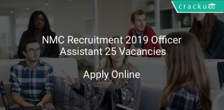 NMC Recruitment 2019 Officer Assistant 25 Vacancies