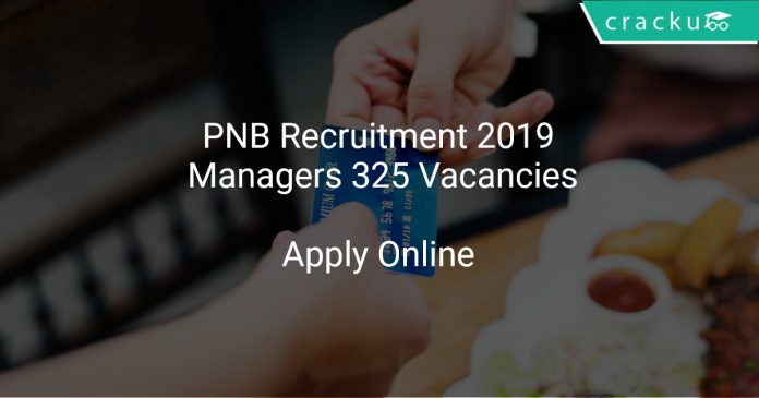 PNB Recruitment 2019 Managers 325 Vacancies