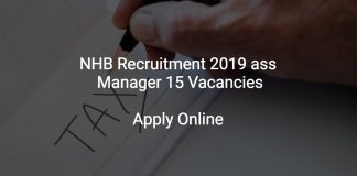NHB Recruitment 2019 assistant Manager 15 Vacancies
