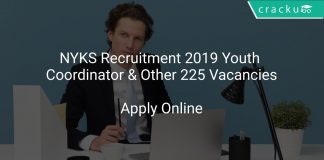 NYKS Recruitment 2019 Youth Coordinator & Other 225 Vacancies