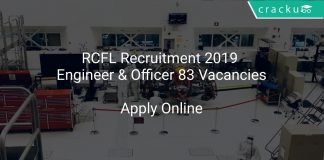 RCFL Recruitment 2019 Engineer & Officer 83 Vacancies