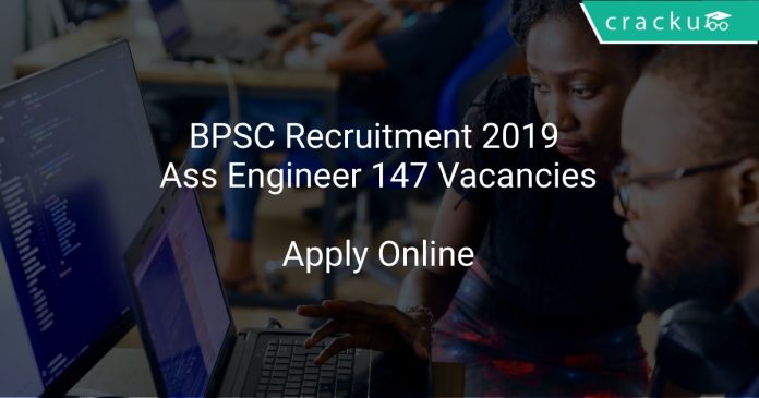 BPSC Recruitment 2019 Assistant Engineer 147 Vacancies