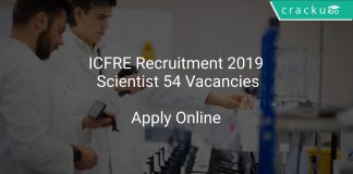 ICFRE Recruitment 2019 Scientist 54 Vacancies