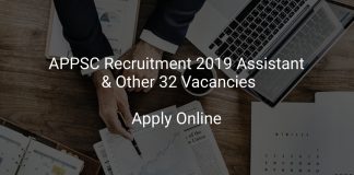 APSC Recruitment 2019 Assistant & Other 32 Vacancies