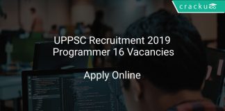 UPPSC Recruitment 2019 Programmer 16 Vacancies