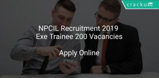 NPCIL Recruitment 2019 Executive Trainee 200 Vacancies