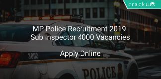MP Police Recruitment 2019 Sub Inspector 4000 Vacancies