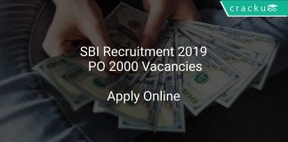 SBI Recruitment 2019 PO 2000 Vacancies