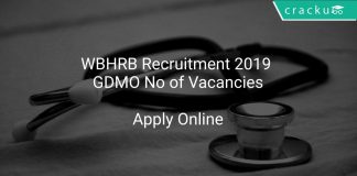 WBHRB Recruitment 2019 GDMO No of Vacancies