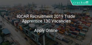 IGCAR Recruitment 2019 Trade Apprentice 130 Vacancies