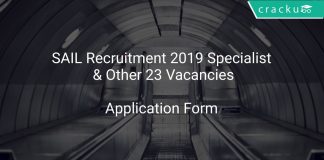 SAIL Recruitment 2019 Specialist & Other 23 Vacancies