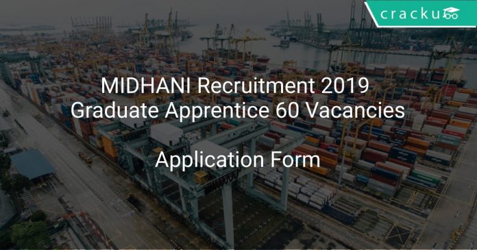MIDHANI Recruitment 2019 Graduate Apprentice 60 Vacancies