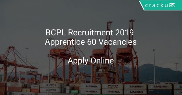 BCPL Recruitment 2019 Apprentice 60 Vacancies