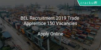 BEL Recruitment 2019 Trade Apprentice 150 Vacancies