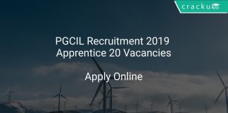 PGCIL Recruitment 2019 Apprentice 20 Vacancies