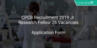CPCB Recruitment 2019 Jr Research Fellow 26 Vacancies