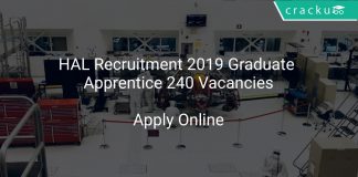 HAL Recruitment 2019 Graduate Apprentice 240 Vacancies