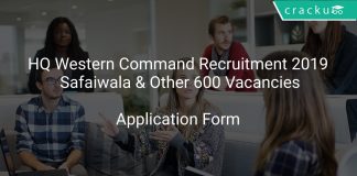 HQ Western Command Recruitment 2019 Safaiwala & Other 600 Vacancies