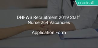 DHFWS Recruitment 2019 Staff Nurse 264 Vacancies