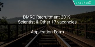 DMRC Recruitment 2019 Scientist & Other 17 vacancies