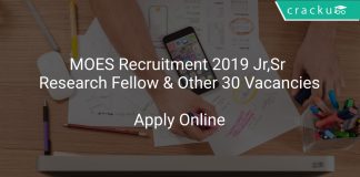 MOES Recruitment 2019 Jr, Sr Research Fellow & Other 30 Vacancies