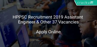 HPPSC Recruitment 2019 Assistant Engineer & Other 37 Vacancies