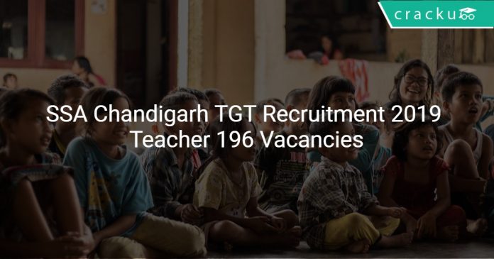 SSA Chandigarh TGT Recruitment 2019
