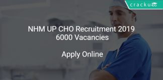 NHM UP CHO Recruitment 2019
