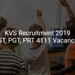 KVS Recruitment 2019