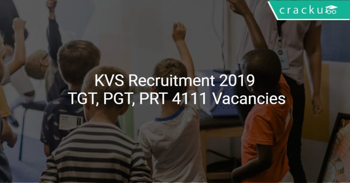 KVS Recruitment 2019