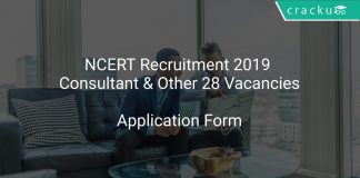 NCERT Recruitment 2019 Consultant & Other 28 Vacancies