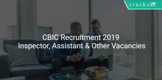CBIC Recruitment 2019 Inspector, Assistant & Other Vacancies