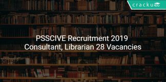 PSSCIVE Recruitment 2019 Consultant, Librarian 28 Vacancies