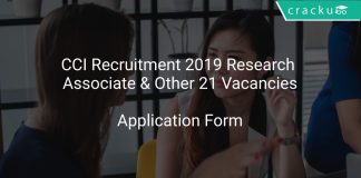 CCI Recruitment 2019 Research Associate & Other 21 Vacancies