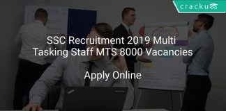 SSC Recruitment 2019 Multi Tasking Staff MTS 8000 Vacancies