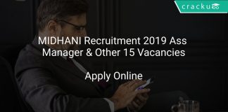 MIDHANI Recruitment 2019 Ass Manager & Other 15 Vacancies