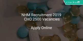 NHM Recruitment 2019 CHO 2500 Vacancies