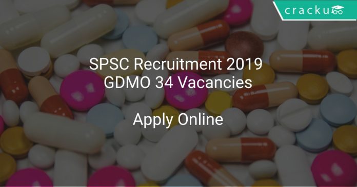SPSC Recruitment 2019 GDMO 34 Vacancies