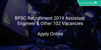 BPSC Recruitment 2019 Assistant Engineer & Other 102 Vacancies