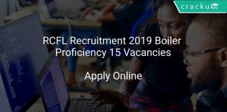 RCFL Recruitment 2019 Boiler Proficiency 15 Vacancies