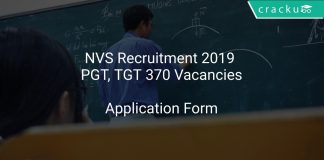 NVS Recruitment 2019 PGT, TGT 370 Vacancies