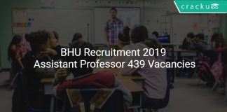 BHU Recruitment 2019 Assistant Professor 439 Vacancies