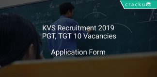 KVS Recruitment 2019 PGT, TGT 10 Vacancies