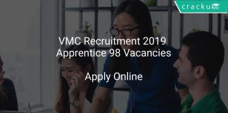 VMC Recruitment 2019 Apprentice 98 Vacancies