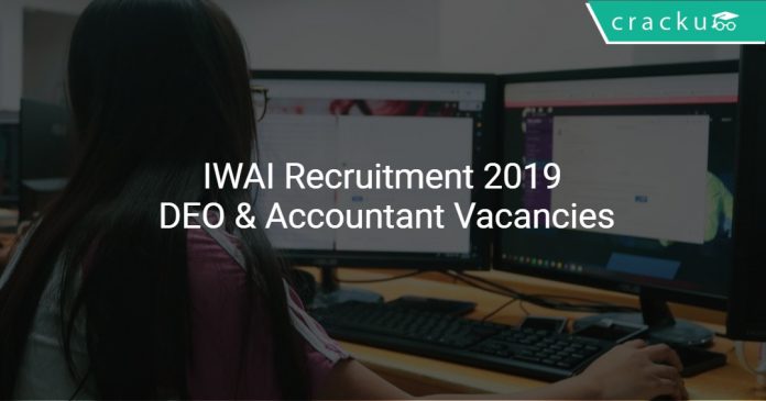 IWAI Recruitment 2019 Apply DEO & Accountant Vacancies