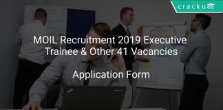 MOIL Recruitment 2019 Executive Trainee & Other 41 Vacancies
