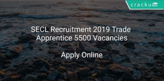 SECL Recruitment 2019 Trade Apprentice 5500 Vacancies